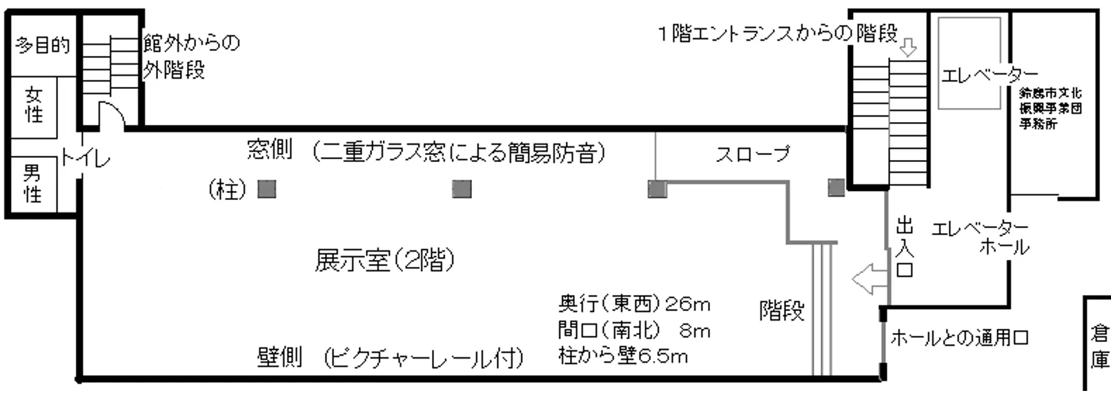 展示室フロアマップ