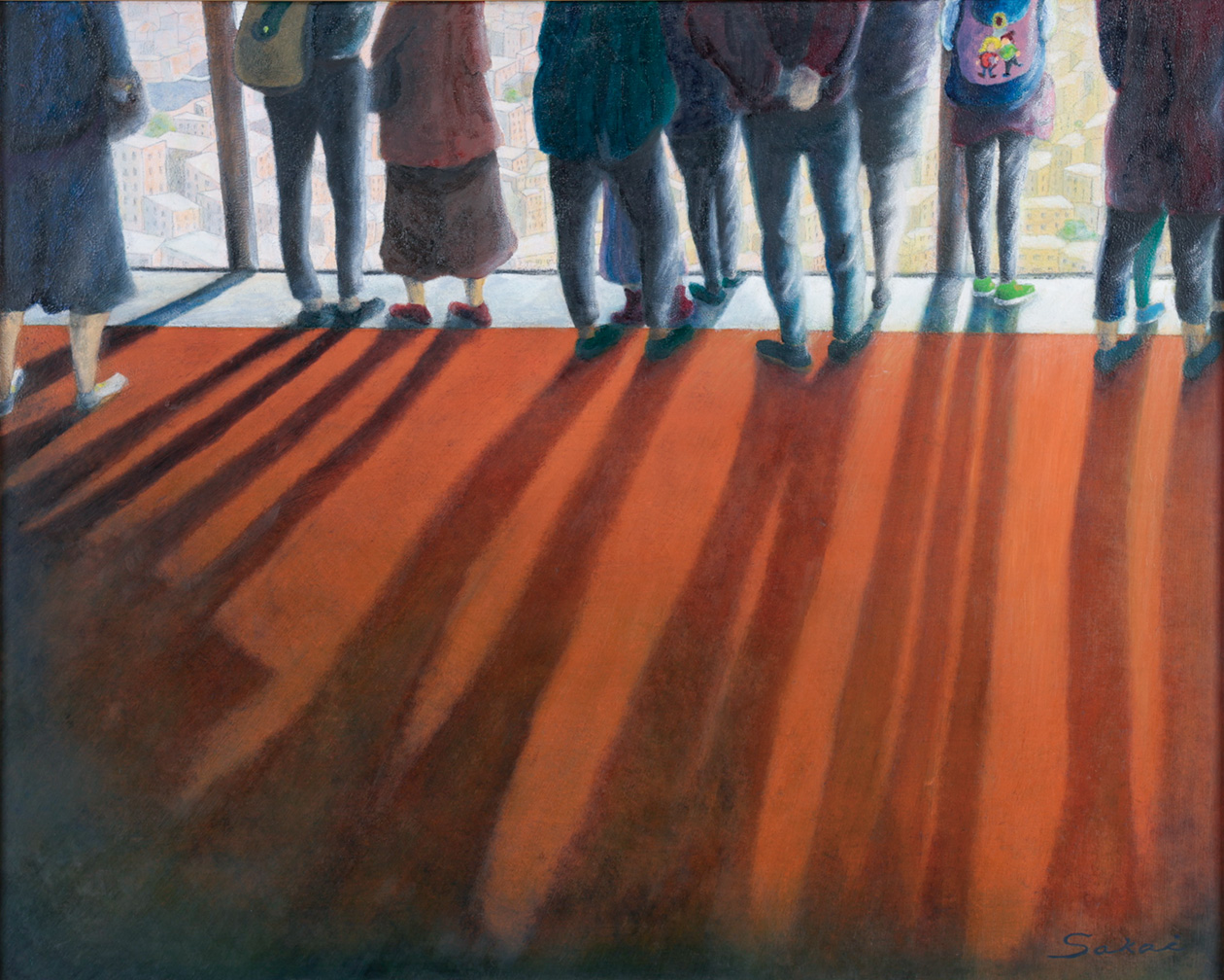 634から眺める人々